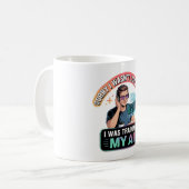 Mug Formation Mon AI amusant Citation d'intelligence a (Devant gauche)