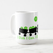 Mug Formation Pickball Je Dink Je Peux Bright Green (Devant gauche)