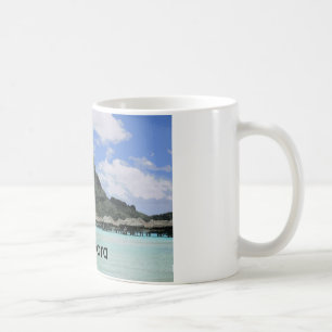 Mug Formation rêveuse d'atoll de Bora Bora Tahiti de