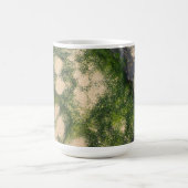 Mug Formation rocheuse de grès avec de la mousse émera (Centre)