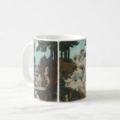 Mug Formation samouraï avec Tengu, Circa 1859 (Devant gauche)