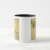 Mug Forme abstraite constituée en éclaboussant l'eau (Centre)