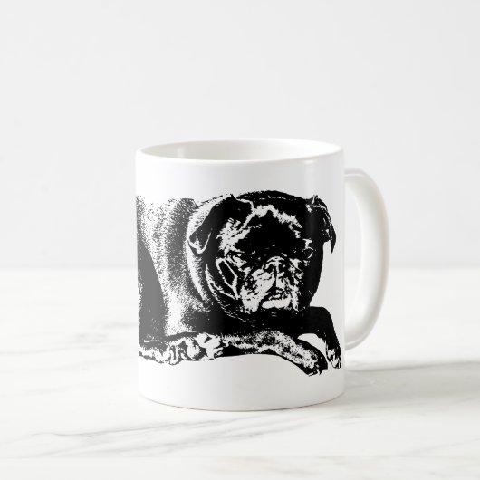 Mug Forme audacieuse, réflexions confortables (Devant droit)