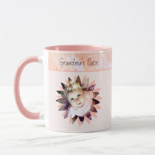Mug Forme de fleurs personnalisée Photo Aquarelle Past
