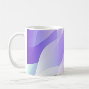 Mug Forme de vague géométrique Abstraite avec C doux d