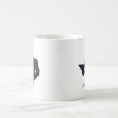Mug Forme d'état des étoiles de nuit Texas (Centre)