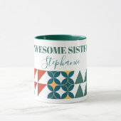 Mug Forme pétale géométrique circulaire triangulaire (Centre)