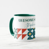 Mug Forme pétale géométrique circulaire triangulaire (Devant gauche)