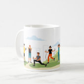 Mug Forme physique en plein air (Devant gauche)