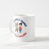 Mug Formé Professionnellement par un Drôle de Bouledog (Devant gauche)