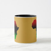 Mug Forme rouge, noire et verte de l'Afrique (Centre)