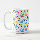 Mug Formes abstraites colorées. (Gauche)