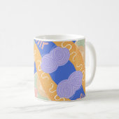 Mug Formes Abstraites colorées - Gras & Moderne (Devant droit)