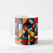 Mug Formes Abstraites Colorées Modernes (Devant gauche)