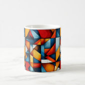 Mug Formes Abstraites Colorées Modernes (Centre)