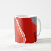 Mug Formes Abstraites Fluides avec des Couleurs Audaci (Devant droit)