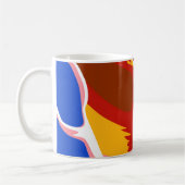 Mug Formes Abstraites Fluides avec des Couleurs Audaci (Gauche)