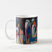 Mug Formes Abstraites, Style Matisse, ajouter du texte (Gauche)