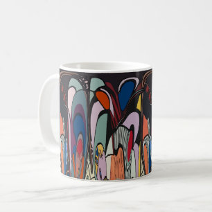 Mug Formes Abstraites, style Matisse, ajouter du texte