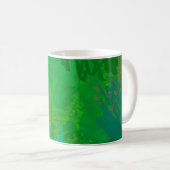 Mug Formes aléatoires Abstraites. arrière - plan 2d il (Devant droit)