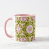 Mug formes arrondies mandala kaléidoscope Abstraites (Gauche)