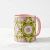 Mug formes arrondies mandala kaléidoscope Abstraites (Devant droit)
