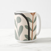 Mug Formes botaniques abstraites (Devant droit)