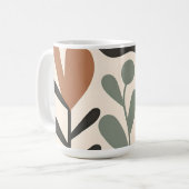 Mug Formes botaniques abstraites (Devant gauche)
