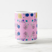 Mug Formes botaniques abstraites florales boho rose mo (Centre)