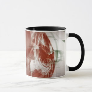 Mug Formes circulaires sur le fond léger