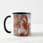 Mug Formes circulaires sur le fond léger (Gauche)