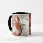 Mug Formes circulaires sur le fond léger (Devant gauche)