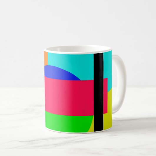 Mug Formes colorées (Devant droit)