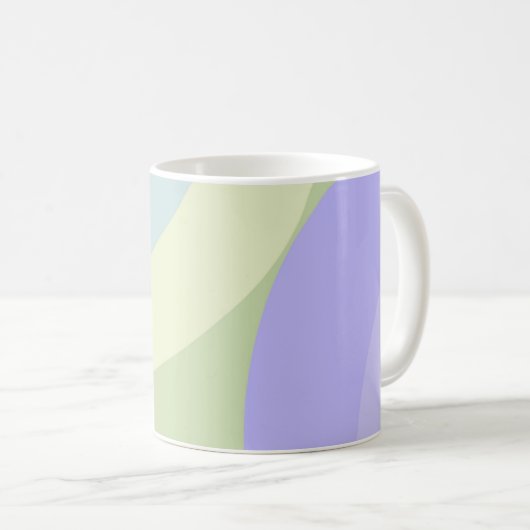 Mug Formes colorées Abstraites (Devant droit)
