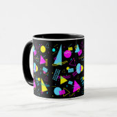 MUG FORMES COLORÉES DE BANDE RETRO (Devant gauche)