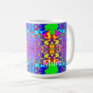 Mug Formes courbes fantaisistes et grasses Art géométr