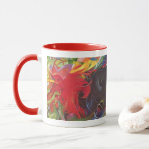 Mug Formes de combat par Franz Marc, Art ancien de qua