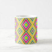 Mug Formes de losange géométrique sans couture moderne (Centre)