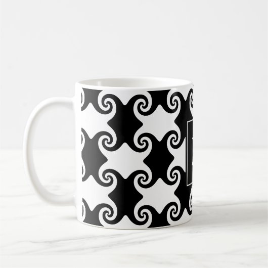 Mug Formes de spirale personnalisables Celtiques comme (Gauche)