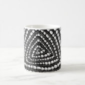 Mug Formes de stylo et d'encre de triangle abstrait dé (Centre)