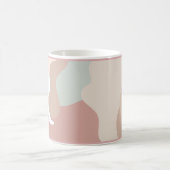 Mug Formes de ton terrestre avec initial (Centre)