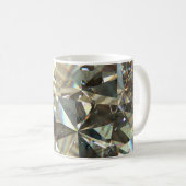 Mug Formes diamant triangulaire : texture stratifiée. (Devant droit)
