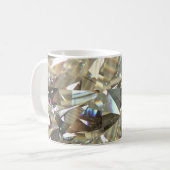 Mug Formes diamant triangulaire : texture stratifiée. (Devant gauche)