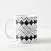 Mug Formes en losange noir motif (Gauche)