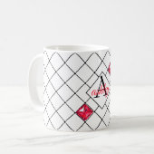 Mug Formes Et Diamants Géométriques (Devant gauche)