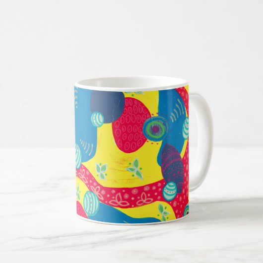 Mug Formes et formes créatives Art Abstrait original (Devant droit)