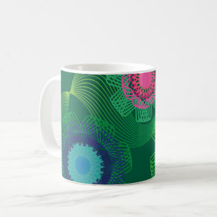 Mug Formes et motifs de lignes de la nature