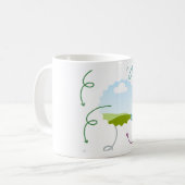 Mug Formes et pâte de café de couleur graphique (Devant gauche)