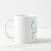 Mug Formes et pâte de café de couleur graphique (Gauche)