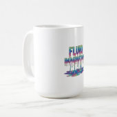 Mug Formes fluides et abstraites de l'imagination (Devant gauche)